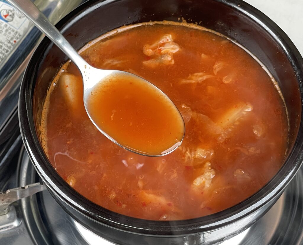 업소용 김치찌개 국물