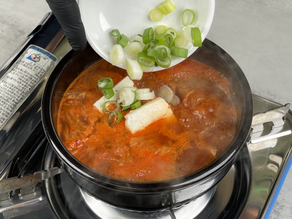 김치찌개에 대파 넣기