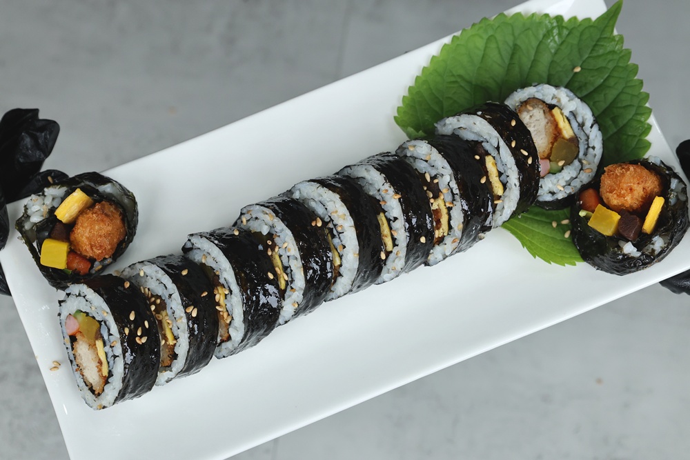 돈까스로 만든 김밥