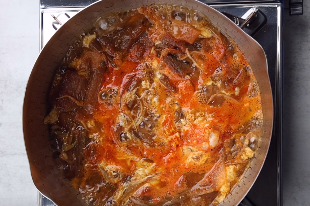 업소용 육개장 조리