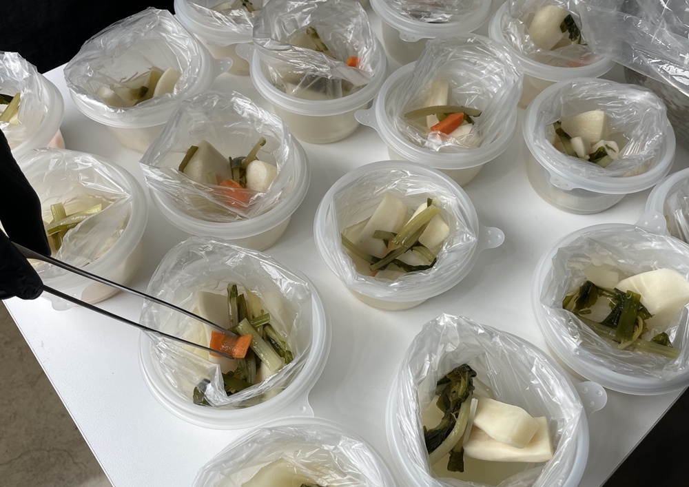 업소용 동치미 맛보기