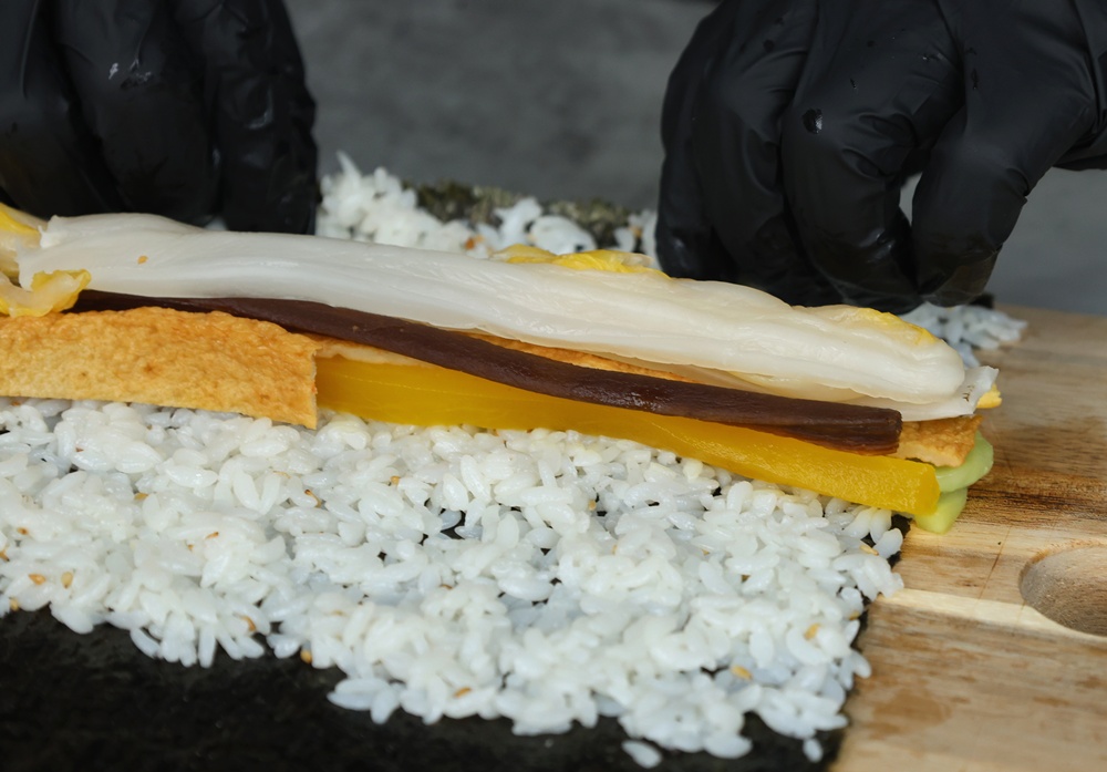 묵은지 김밥만들기